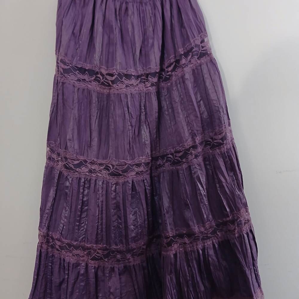 Chic Women's Maxi Skirt in Purple